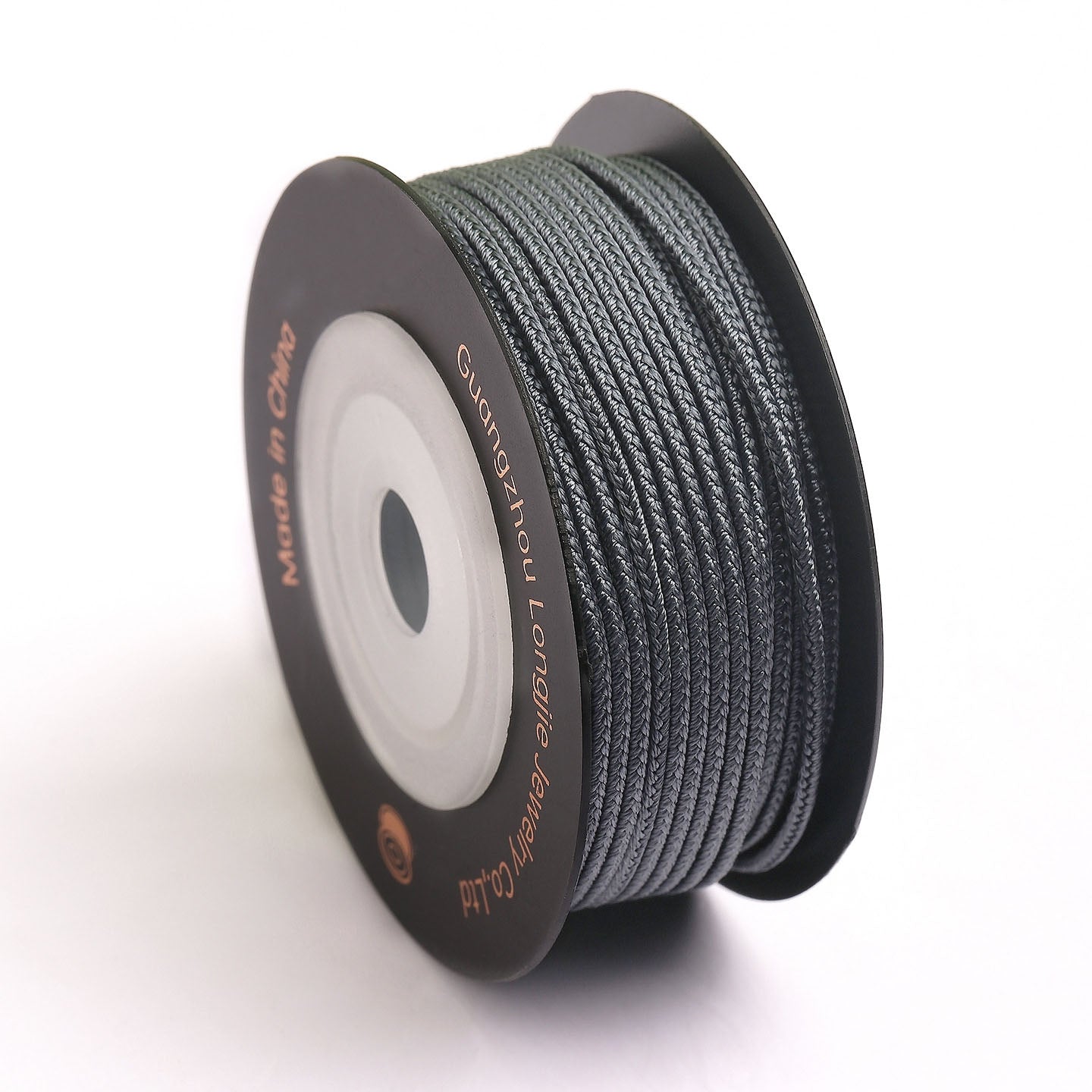 1.5mm Polyester 8-Strand Braiding Cord, Soft Individual Wrapped Jewelry Rope for DIY Bracelet Weaving, Knotting & Craft Supplies