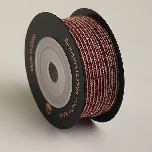 Bohemian Style 2.0mm Handmade Cord for Jewelry DIY, Multi-Color Bracelet Rope & Decorative Craft Thread