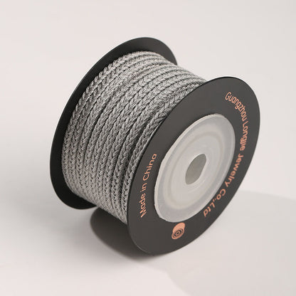 3.0mm Durable Woven Cord for Jewelry Making & Handmade Decoration, Nylon Braided Rope for Wristbands, Pendants & DIY Craft Use