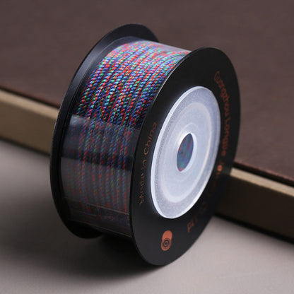 Dunhuang Color Series 1.2mm Cotton Blend Braiding Thread for Jewelry & Hand-Knot Crafts