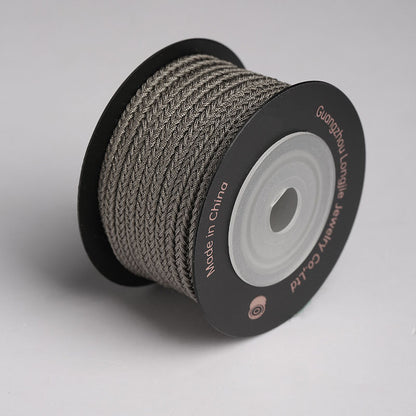 3.0mm Durable Woven Cord for Jewelry Making & Handmade Decoration, Nylon Braided Rope for Wristbands, Pendants & DIY Craft Use