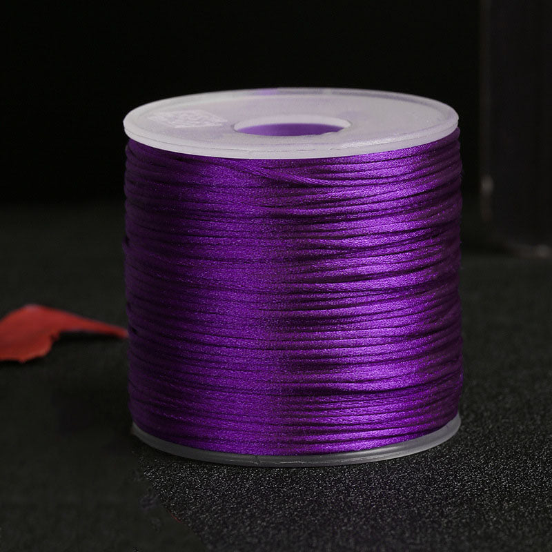 1.5mm Smooth Silk Finish Cord for Jewelry Braiding and Handwoven Accessories