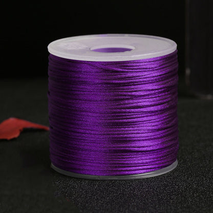 1.5mm Smooth Silk Finish Cord for Jewelry Braiding and Handwoven Accessories