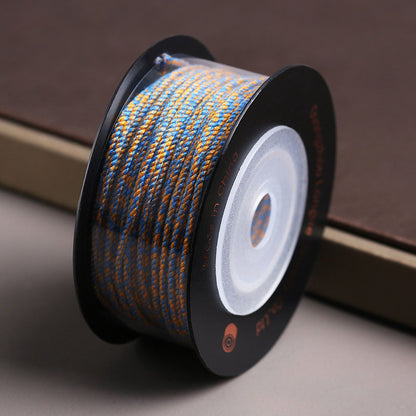 Dunhuang Color Series 1.2mm Cotton Blend Braiding Thread for Jewelry & Hand-Knot Crafts