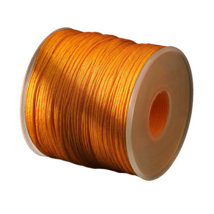 0.7mm Nylon Craft String for Jewelry Making, Braided DIY Cord for Chinese Knot & Handmade Accessories