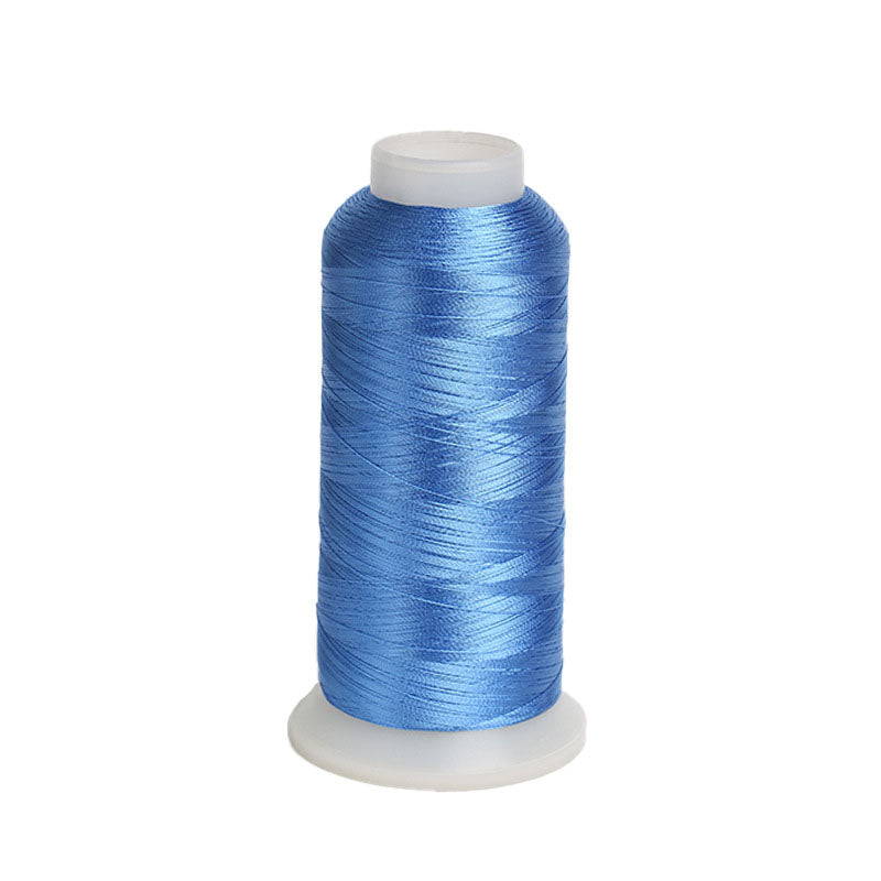 Ice Silk Rayon Craft Thread 0.2mm, Colorful Embroidery String for Weaving, Tassels, Jewelry Making & DIY Use