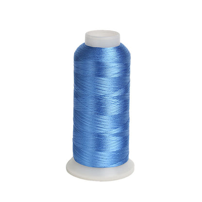 Ice Silk Rayon Craft Thread 0.2mm, Colorful Embroidery String for Weaving, Tassels, Jewelry Making & DIY Use