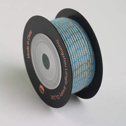 1.2mm Decorative Cotton Polyester Braiding Cord for Handmade Jewelry, 8-Strand Weave Rope for Bracelets & DIY Craft Projects