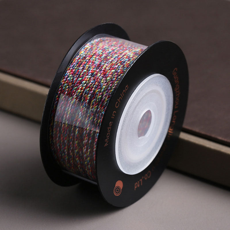 Dunhuang Color Series 1.2mm Cotton Blend Braiding Thread for Jewelry & Hand-Knot Crafts