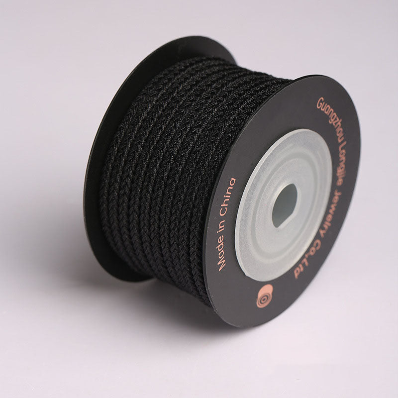 3.0mm Durable Woven Cord for Jewelry Making & Handmade Decoration, Nylon Braided Rope for Wristbands, Pendants & DIY Craft Use