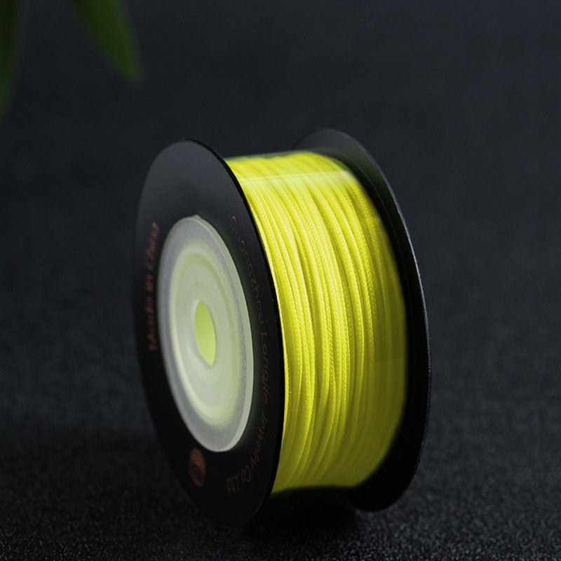1mm Fine Braided Nylon Cord for Jewelry Design, Pendant Stringing & Handmade Craft Work