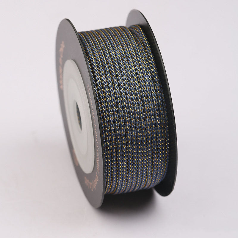 1.5mm Artistic Starry Craft Rope, Mambo Style Jewelry Thread for Pendant Linking, Wristbands & Handmade Creative Applications