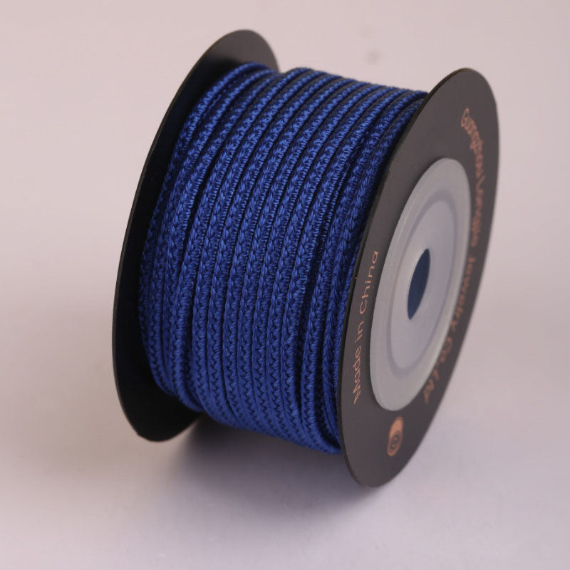 Decorative 8-Strand Cord for Jewelry Crafts, 2.5mm Soft Braided String for Bracelet Making, Knotting & Creative DIY Use