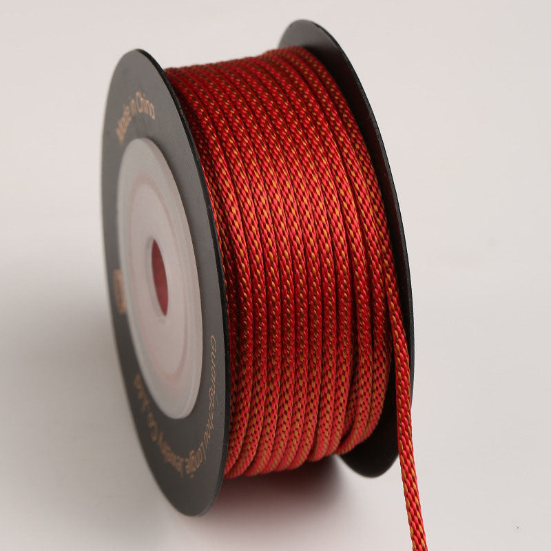 1.5mm Handmade Dragon Beard Weaving Cord, DIY Bracelet & Pendant Material, Jewelry Knotting Rope, Multi-Color Craft String