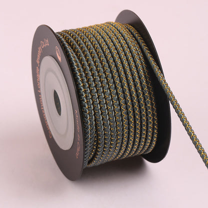 2.5mm Textured Dragon Scale Cord for Creative Jewelry Projects, Firm Weaving String, DIY Handmade Accessories Material, Wholesale Supply