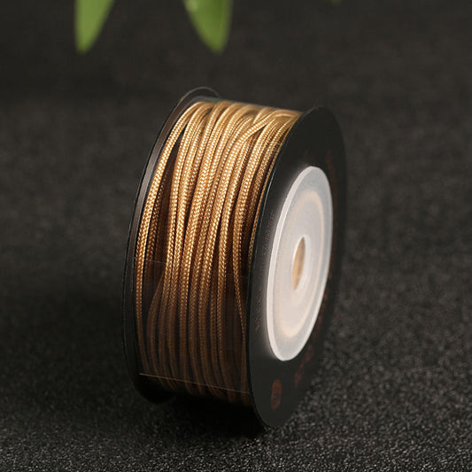 1.5mm Colored Nylon Craft Thread, Jewelry Making Cord for Chinese Knot, DIY Bracelet & Handmade Accessories Supply