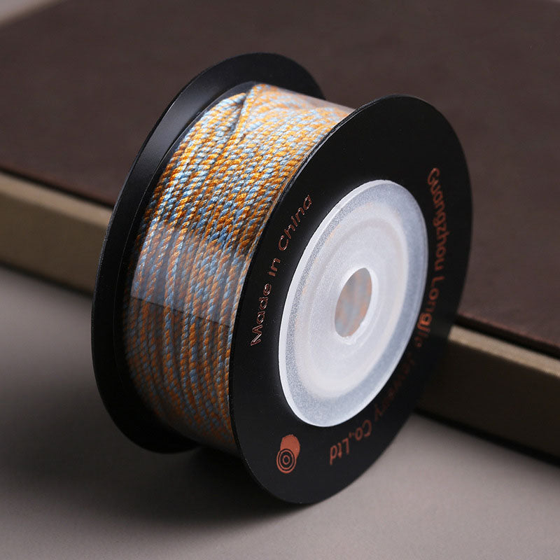 Handmade Knotting Cord 1.2mm Cotton Blend Fiber for DIY Jewelry Weaving & Decorative Projects