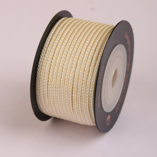 Multi-Color Woven Cord 2.5mm, Soft 8-Strand String for Jewelry Braiding, Friendship Bracelets & Handmade Crafts