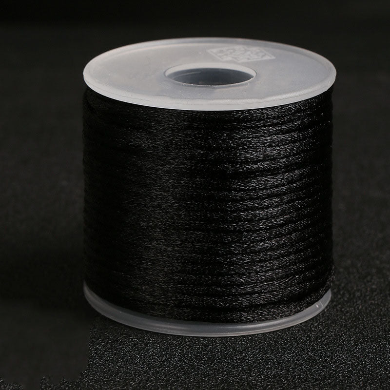 2mm Smooth Korean Silk Thread for Handcrafted Bracelets, Necklace Cords & Creative Knot Art