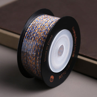 Handmade Knotting Cord 1.2mm Cotton Blend Fiber for DIY Jewelry Weaving & Decorative Projects