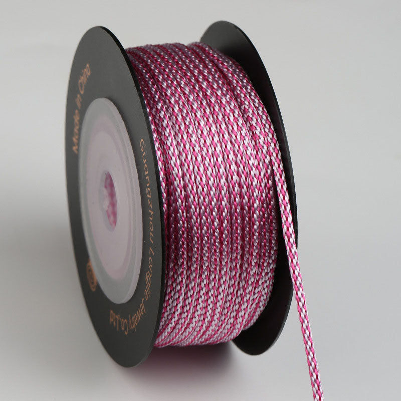 1.5mm Handmade Dragon Beard Weaving Cord, DIY Bracelet & Pendant Material, Jewelry Knotting Rope, Multi-Color Craft String