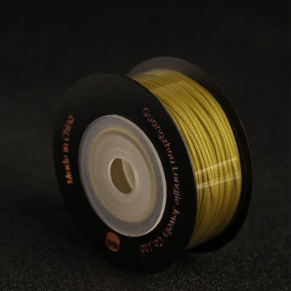 1mm Vibrant Nylon Jewelry Thread, Flexible Craft Cord for Bracelet, Necklace & Ornament Making