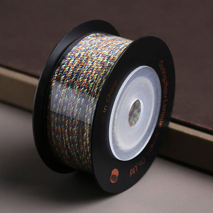Handmade Knotting Cord 1.2mm Cotton Blend Fiber for DIY Jewelry Weaving & Decorative Projects