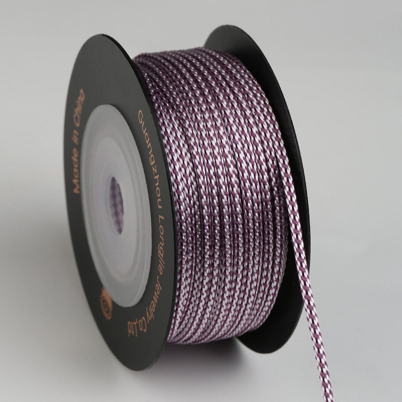 1.5mm Handmade Dragon Beard Weaving Cord, DIY Bracelet & Pendant Material, Jewelry Knotting Rope, Multi-Color Craft String