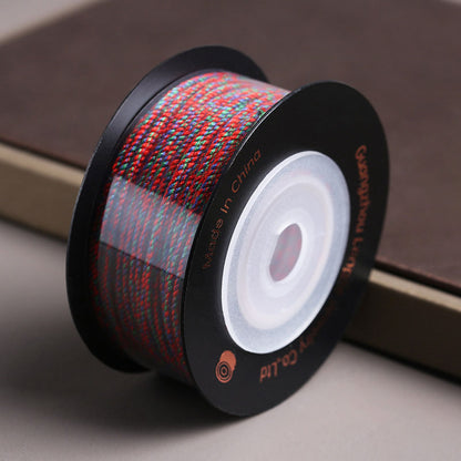 Handmade Knotting Cord 1.2mm Cotton Blend Fiber for DIY Jewelry Weaving & Decorative Projects