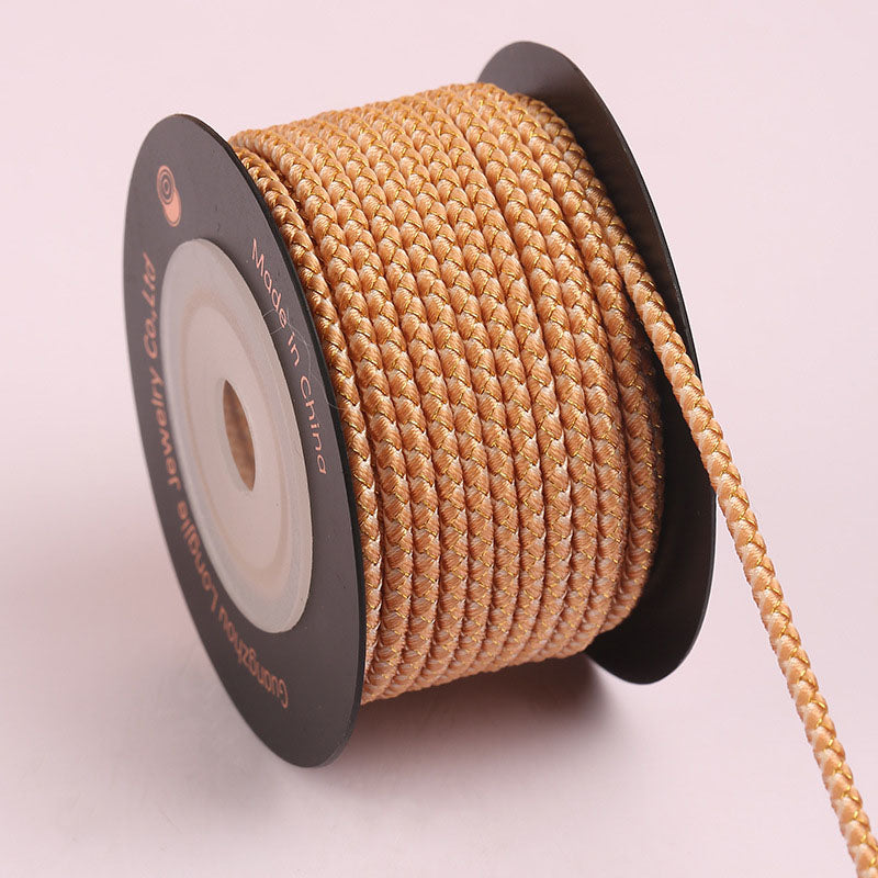 2.5mm Textured Dragon Scale Cord for Creative Jewelry Projects, Firm Weaving String, DIY Handmade Accessories Material, Wholesale Supply