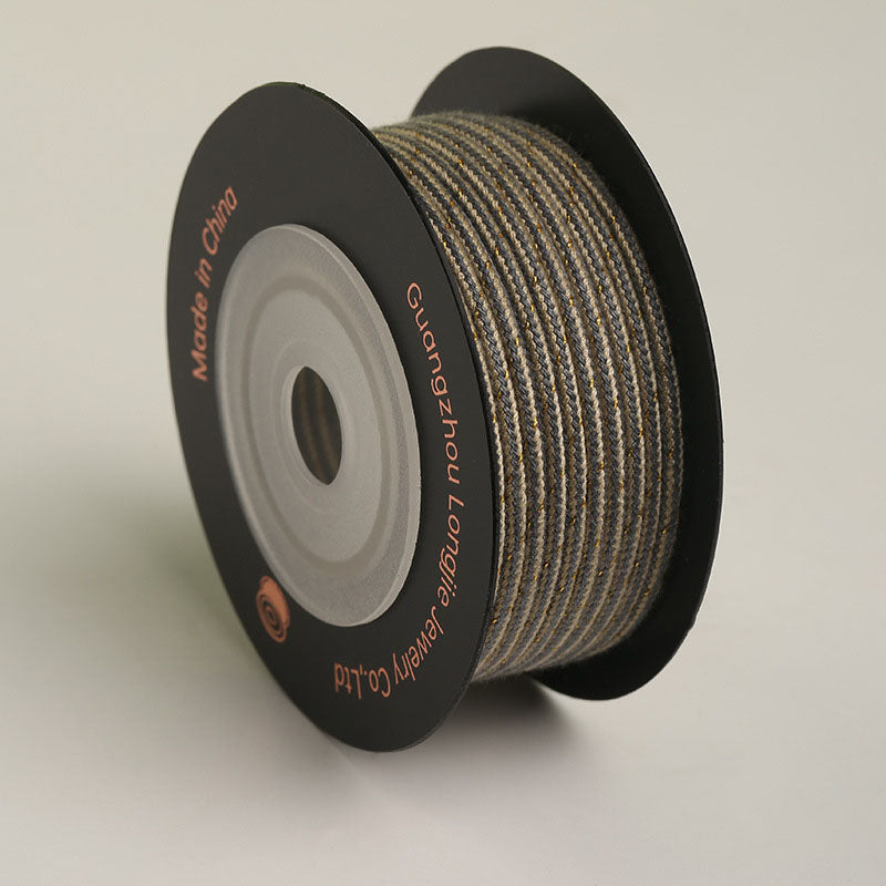 DIY Bracelet Making Cord 2.0mm, Polyester Cotton Ethnic Rope for Handmade Jewelry & Creative Craft Use