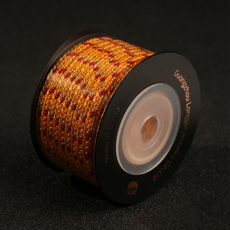 3.5mm Decorative Handcraft Rope, Multi-Strand Festival Cord for Bracelet Weaving, Ornaments & DIY Craft Design