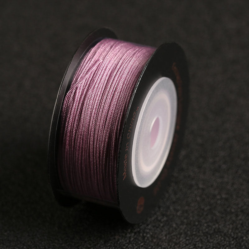 Fine 0.7mm Craft Cord for Handmade Jewelry, Knot Weaving and Decorative Design