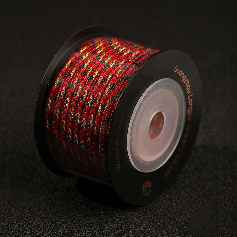 3.5mm Decorative Handcraft Rope, Multi-Strand Festival Cord for Bracelet Weaving, Ornaments & DIY Craft Design