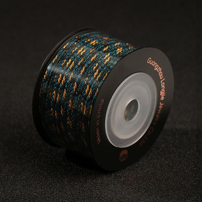 3.5mm Decorative Handcraft Rope, Multi-Strand Festival Cord for Bracelet Weaving, Ornaments & DIY Craft Design
