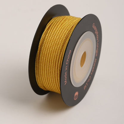 1.5mm Soft Eight-Strand Cord for DIY Bracelet Crafts, Handwoven Jewelry Rope, Braided Thread for Handmade Accessories