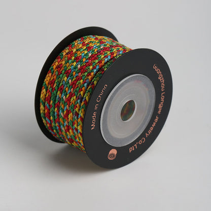 3.5mm Decorative Handcraft Rope, Multi-Strand Festival Cord for Bracelet Weaving, Ornaments & DIY Craft Design