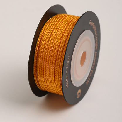 1.5mm Soft Eight-Strand Cord for DIY Bracelet Crafts, Handwoven Jewelry Rope, Braided Thread for Handmade Accessories