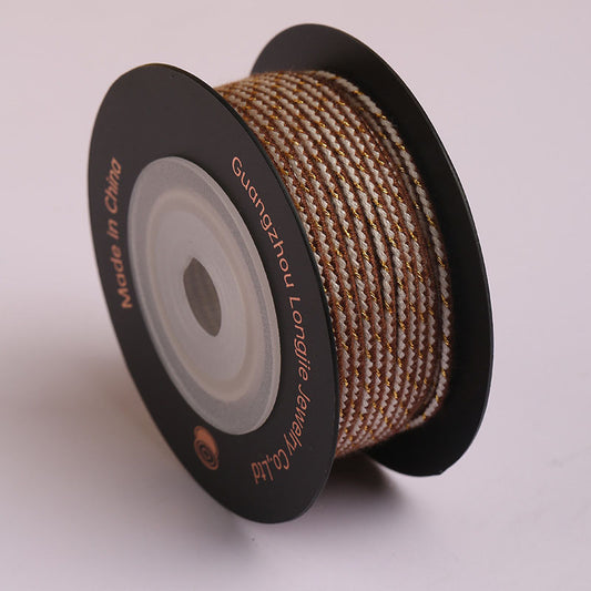 Eight-Strand 1.2mm Cotton Polyester Braided String for Creative Jewelry Making, DIY Bracelet Rope, Handmade Craft Cord, Multi-Color Selection