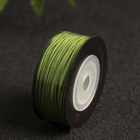 1.5mm Craft Nylon String, Multi-Color DIY Jewelry Cord for Chinese Knot, Bracelet & Decorative Handmade Projects