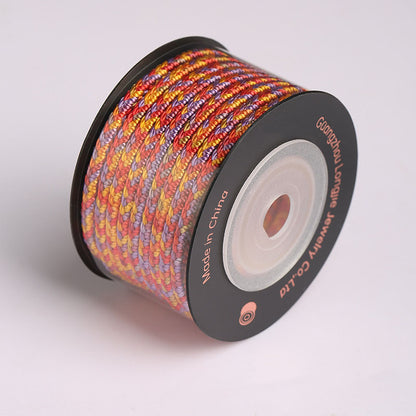 3.5mm Decorative Handcraft Rope, Multi-Strand Festival Cord for Bracelet Weaving, Ornaments & DIY Craft Design