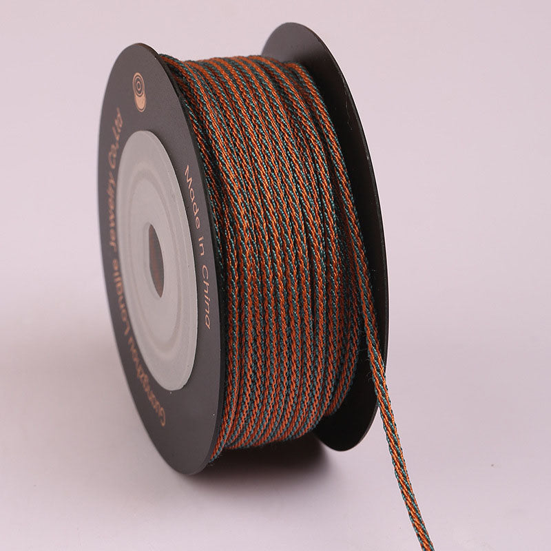 Square 1.5mm Dragon Beard Braided String for Handmade Jewelry, Bodhi Bead Knotting Cord, Bracelet & Necklace DIY Material