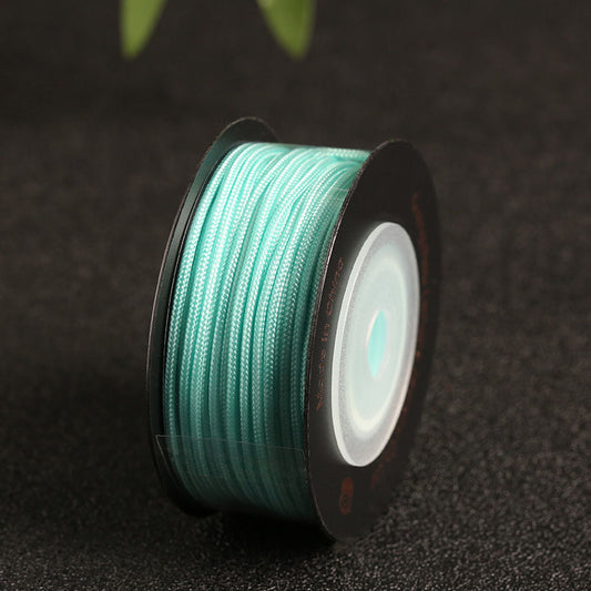 1.5mm Handmade Jewelry Nylon Cord, Colorful Braiding String for Chinese Knot Crafts, Bracelet Weaving & DIY Accessories