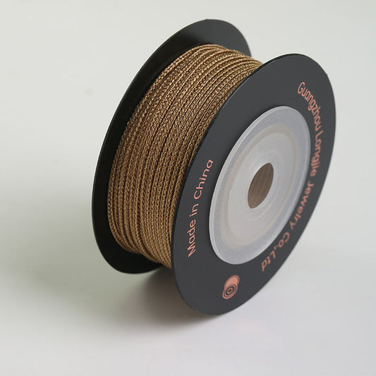 1.5mm Decorative Eight-Strand Rope for Handmade Bracelets, DIY Jewelry Braiding Material, Colorful Handwoven Craft Cord
