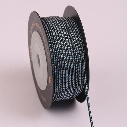 1.5mm Polyester Dragon Beard Cord for Jewelry Weaving, Square Rope for Handmade Bracelets, Necklaces & Decorative Craft Projects