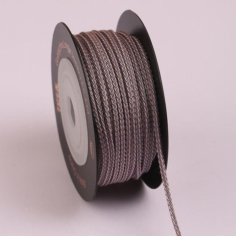 1.5mm Polyester Dragon Beard Cord for Jewelry Weaving, Square Rope for Handmade Bracelets, Necklaces & Decorative Craft Projects