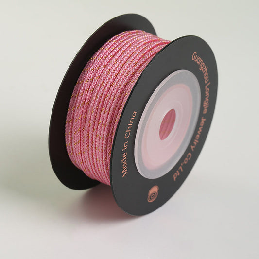 Multi-Color 1.5mm Braided Eight-Strand Cord for DIY Jewelry Crafting, Handmade Bracelet Rope, Decorative Weaving Thread