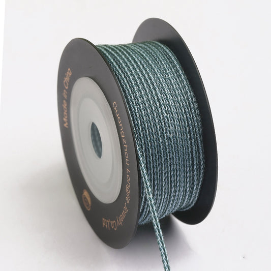 1.5mm Dragon Beard Style Weaving Cord for Bracelet Making, Square Polyester Jewelry String, Bodhi Bead DIY Craft Rope, Multiple Colors