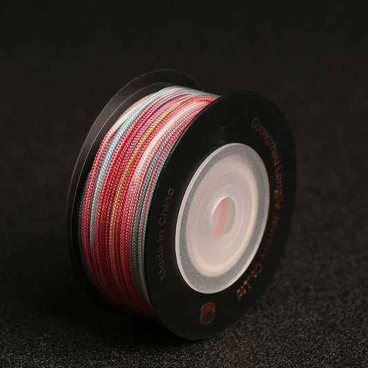 1.5mm Decorative Jewelry Nylon Line, Bright Color Craft Cord for Chinese Knot Design, Beading & DIY Creations