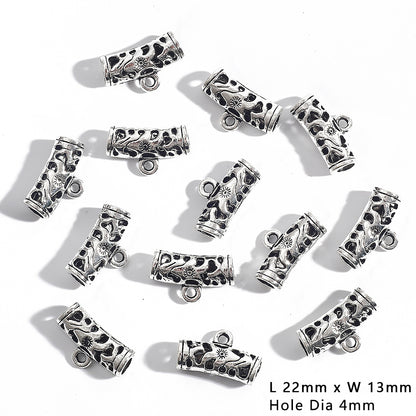 DIY Alloy Three-Way Pendant Connecting Buckle (Antique Silver Plated)